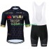 Maillot y Culotte con Tirantes Visma Lease A Bike 2024 Black Hombres