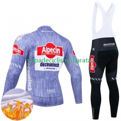 Invierno Maillot y Culotte Largos con Tirantes Alpecin Deceuninck 2024 Hombres