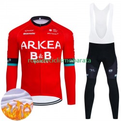 Invierno Maillot y Culotte Largos con Tirantes Arkea Bb Hotels 2024 Hombres