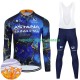 Invierno Maillot y Culotte Largos con Tirantes Astana Qazaqstan 2024 Hombres