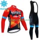 Invierno Maillot y Culotte Largos con Tirantes Bahrain Victorious 2023 Hombres