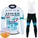 Invierno Maillot y Culotte Largos con Tirantes Bahrain Victorious 2024 Hombres