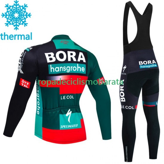 Invierno Maillot y Culotte Largos con Tirantes Bora Hansgrohe 2023 Hombres