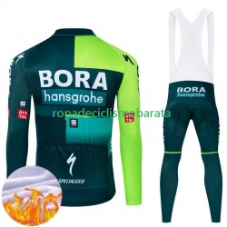 Invierno Maillot y Culotte Largos con Tirantes Bora Hansgrohe 2024 Hombres N001