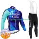 Invierno Maillot y Culotte Largos con Tirantes Decathlon Ag2R 2024 Hombres N001