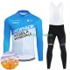 Invierno Maillot y Culotte Largos con Tirantes Decathlon Ag2R 2024 Hombres