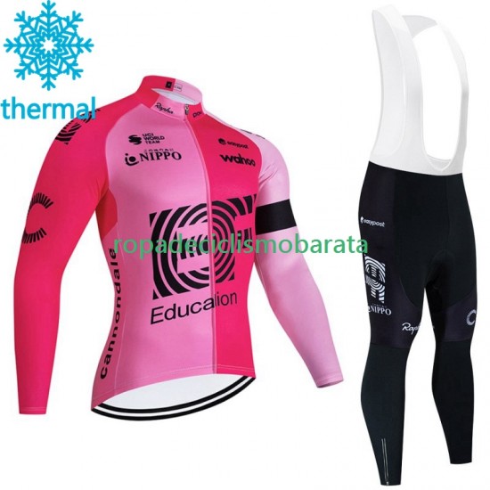 Invierno Maillot y Culotte Largos con Tirantes Ef Education First 2023 Hombres