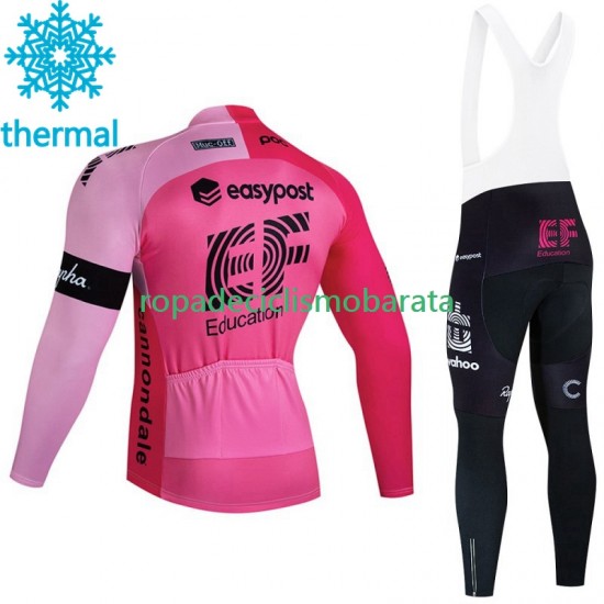 Invierno Maillot y Culotte Largos con Tirantes Ef Education First 2023 Hombres