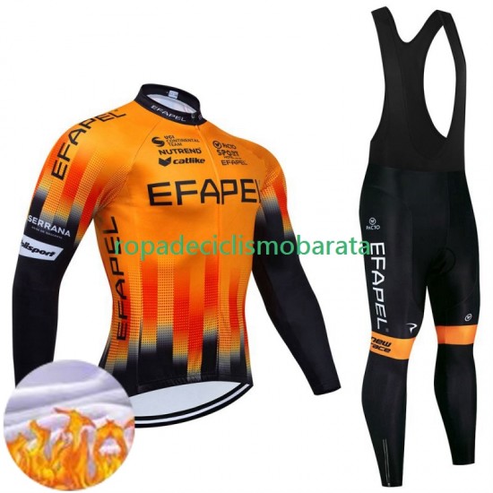 Invierno Maillot y Culotte Largos con Tirantes Efapel 2024 Hombres