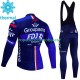 Invierno Maillot y Culotte Largos con Tirantes Fdj Groupama 2023 Hombres