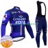 Invierno Maillot y Culotte Largos con Tirantes Fdj Groupama 2024 Hombres