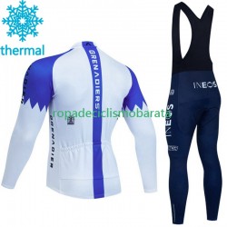 Invierno Maillot y Culotte Largos con Tirantes Ineos Grenadier 2023 Blanc Hombres