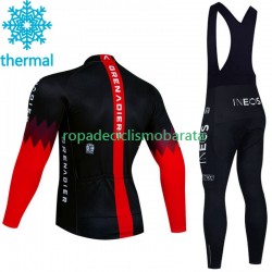 Invierno Maillot y Culotte Largos con Tirantes Ineos Grenadier 2023 Noir Hombres