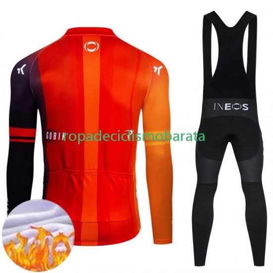 Invierno Maillot y Culotte Largos con Tirantes Ineos Grenadier 2024 Hombres