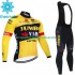Invierno Maillot y Culotte Largos con Tirantes Jumbo Visma 2023 Hombres