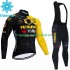 Invierno Maillot y Culotte Largos con Tirantes Jumbo Visma Tdf Velodrome 2023 Hombres
