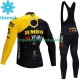 Invierno Maillot y Culotte Largos con Tirantes Jumbo Visma Tdf Velodrome 2023 Hombres