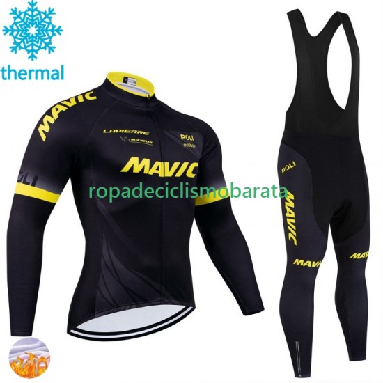 Invierno Maillot y Culotte Largos con Tirantes Mavic 2024 Hombres