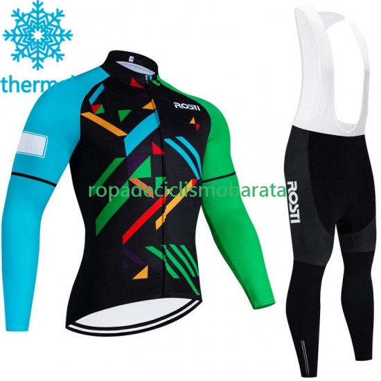 Invierno Maillot y Culotte Largos con Tirantes Rosti 2023 Hombres N001