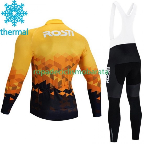 Invierno Maillot y Culotte Largos con Tirantes Rosti 2023 Hombres N002