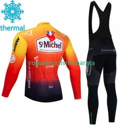 Invierno Maillot y Culotte Largos con Tirantes Saint Michel Auber 93 2023 Hombres