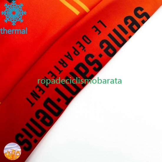 Invierno Maillot y Culotte Largos con Tirantes St Michel Auber 93 Mavic 2024 Hombres