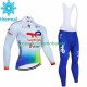 Invierno Maillot y Culotte Largos con Tirantes Totalenergies 2023 Hombres
