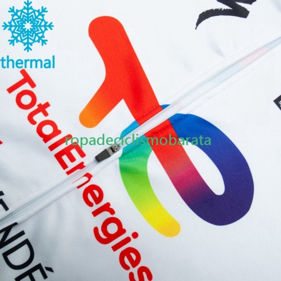Invierno Maillot y Culotte Largos con Tirantes Totalenergies 2023 Hombres