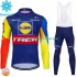Invierno Maillot y Culotte Largos con Tirantes Trek Lidl 2024 Hombres