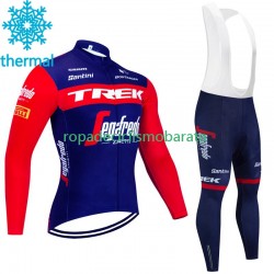 Invierno Maillot y Culotte Largos con Tirantes Trek Segafredo 2023 Hombres N002