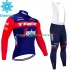 Invierno Maillot y Culotte Largos con Tirantes Trek Segafredo 2023 Hombres N002