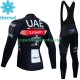 Invierno Maillot y Culotte Largos con Tirantes Uae Emirates 2023 Hombres N001