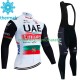 Invierno Maillot y Culotte Largos con Tirantes Uae Emirates 2023 Hombres N002