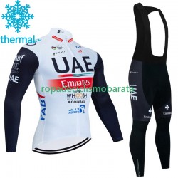 Invierno Maillot y Culotte Largos con Tirantes Uae Emirates 2023 Hombres
