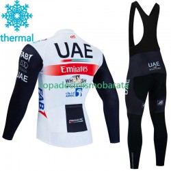Invierno Maillot y Culotte Largos con Tirantes Uae Emirates 2023 Hombres