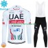 Invierno Maillot y Culotte Largos con Tirantes Uae Emirates 2024 Hombres