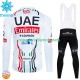 Invierno Maillot y Culotte Largos con Tirantes Uae Emirates 2024 Hombres