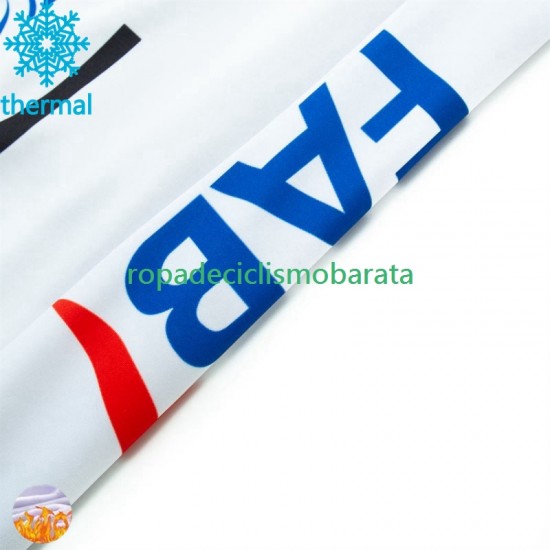 Invierno Maillot y Culotte Largos con Tirantes Uae Emirates 2024 Hombres