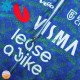 Invierno Maillot y Culotte Largos con Tirantes Visma Lease A Bike Tdf 2024 Blanc Hombres