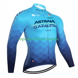 Maillot Manga Larga Astana Qazaqstan 2023 Hombres