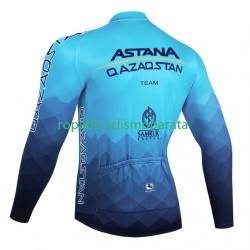Maillot Manga Larga Astana Qazaqstan 2023 Hombres