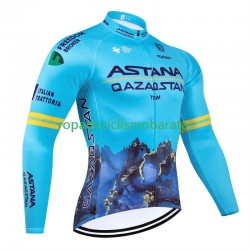 Maillot Manga Larga Astana Qazaqstan 2024 Hombres N001