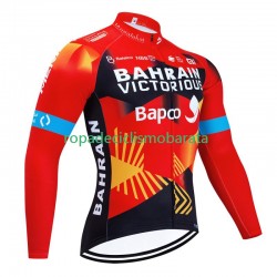 Maillot Manga Larga Bahrain Victorious 2023 Hombres