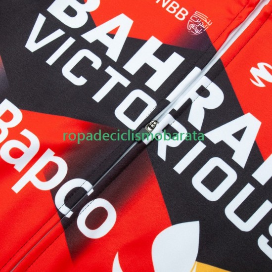 Maillot Manga Larga Bahrain Victorious 2023 Hombres