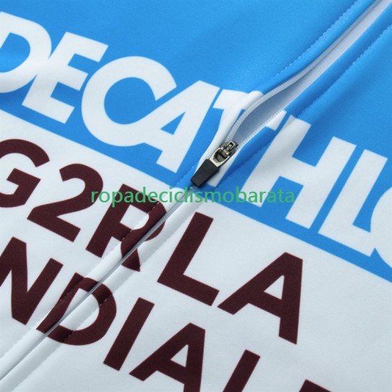 Maillot Manga Larga Decathlon Ag2R 2024 Hombres