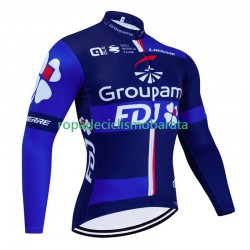 Maillot Manga Larga Fdj Groupama 2023 Hombres