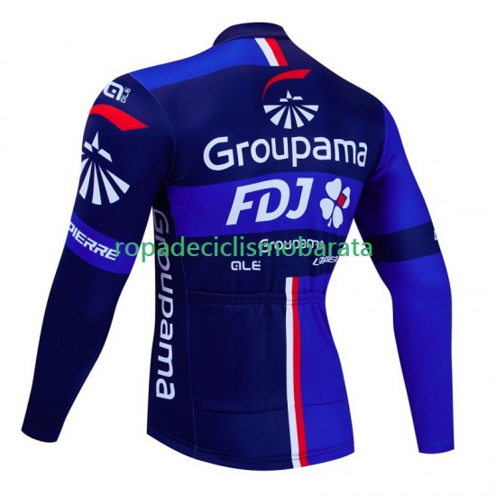 Maillot Manga Larga Fdj Groupama 2023 Hombres