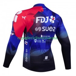 Maillot Manga Larga Fdj Suez 2024 Hombres