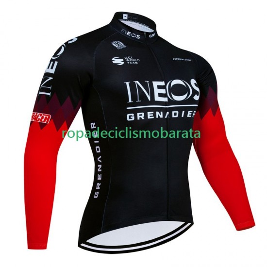 Maillot Manga Larga Ineos Grenadier 2023 Hombres N002