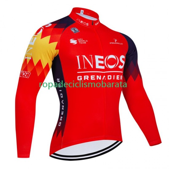 Maillot Manga Larga Ineos Grenadier 2023 Hombres